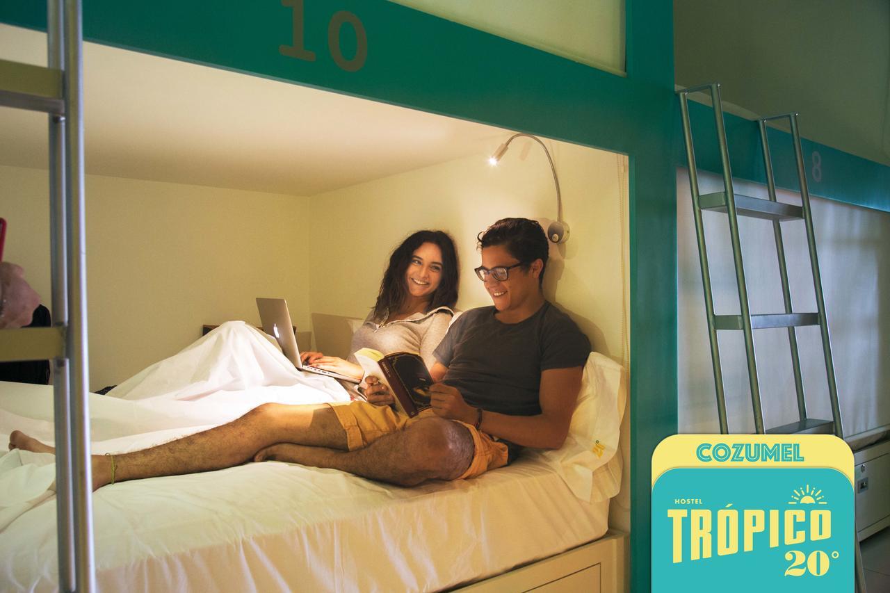 Hostel Frente Al Mar Tropico 20º Косумель Экстерьер фото